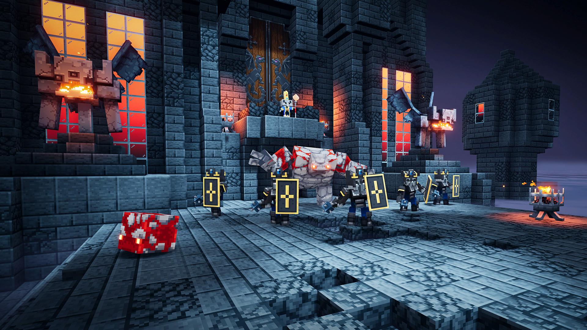 Minecraft Background banner